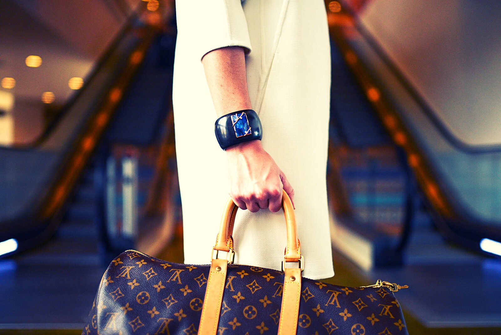 Woman Wearing Luxury Bag