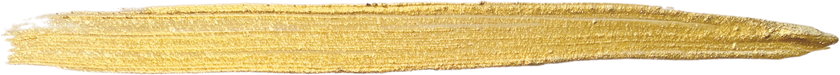 Gold brush stroke straight